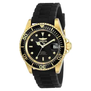 Invicta 23681 Men's Pro Diver Black Silicone Strap Automatic Watch
