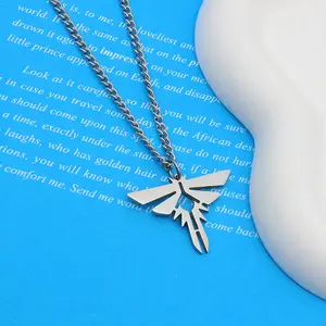 Jewelry Necklace, Cool Stainless Steel Pendant Logo Accessory For Games