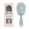 Kitsch Haze Blue Detangling Flexi Brush - Mini Hair Care Comb