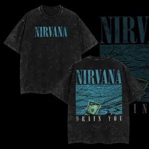 Nirvana - Drain You Washed Shirt, Nirvana Tour 2025 Shirt, Classic 90s Grunge Vibes, Alternative Streetwear Essential for Rock Lovers