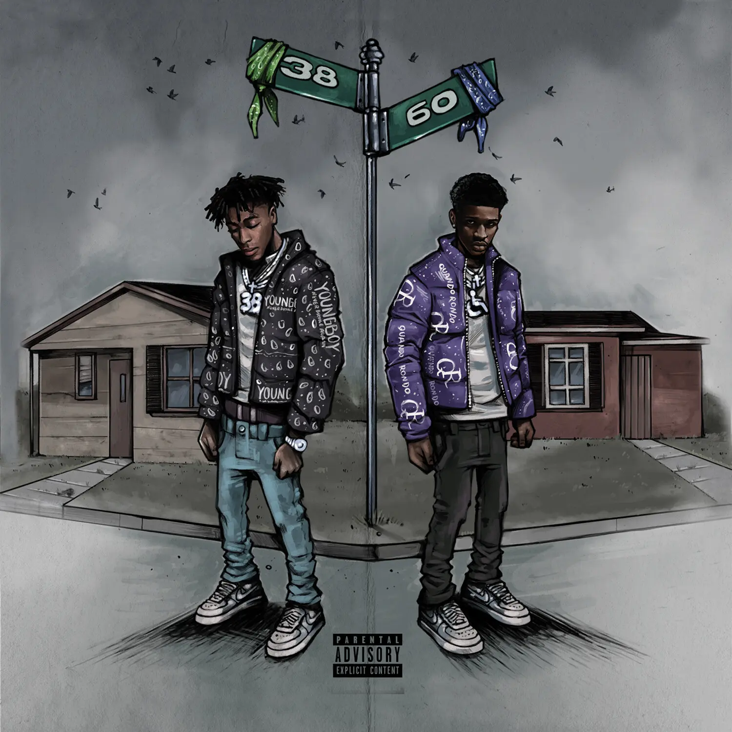 Quando Rondo & Youngboy Never Broke Again New 16-Track Run Collab "I Swear" 3860 Rap Music CD, Atlantic Mod Explicit CD Only Edition Compact Disc