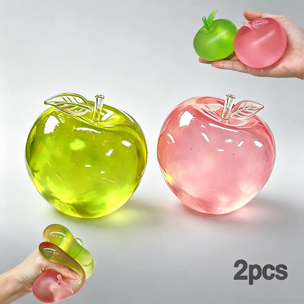 2-Pack Apple Squishy Toy Set – Soft, squishy, and SO satisfying! 2-Pack Apple Squishy Toy Set – Soft, squishy, and SO satisfying!