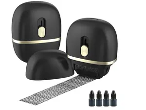 Lomil Identity Protection Confidential Roller Stamps with 4 Refills 2 Pack - Wide Identity Theft Protection Stamp for ID Blockout, Privacy & Security(Black)