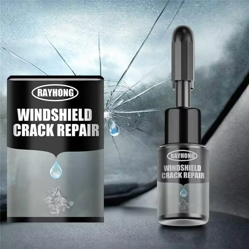 【2pcs/3pcs】Auto Windshield Crack Repair Fluid 20ml Kit Windshield Crack Adhesive Windshield Saver Repair for Car Windshield Rearview Mirror and Mirror Preventing the Cracks From Widening