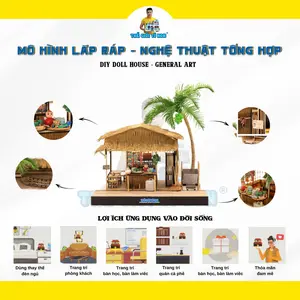 DIY Miniature Model – Southern Folk Singing Scene Mô Hình Tự Lắp Ráp – Điệu Hò Phương Nam