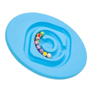 Children Maze Balance Board, Children Snail Balance Board Conduct Perception Training for Indoor Play (Sky Blue)