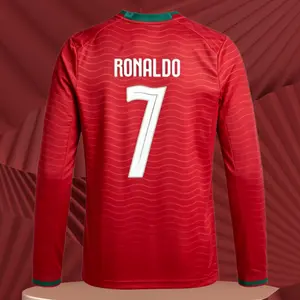 2026 Portugal National Team Home Away No.7 Cristiano Ronaldo Short Long Sleeved Football Shirt Jersey