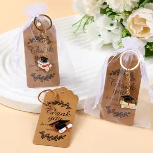 12sets Class of Graduation Keychain Set - Perfect Gifts for Classmates, Best Friends & Senior Students - Durable Stainless Steel, Rectangular Shape Graduation Centerpieces for Tables