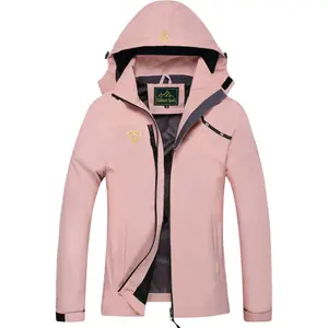 Women's Waterproof Rain Jacket,Lightweight Windproof Full Zip Women's Packable Fall Raincoat Windbreaker with Hood