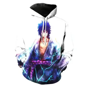 Pemagear Sasuke Uchiha Naruto 3D All Over Print Hoodie