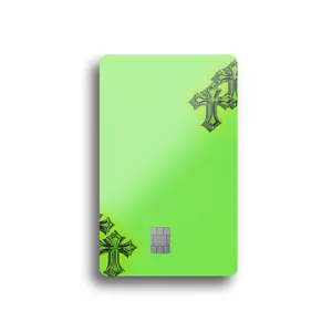 Gothic Crosses Card Skin (GREEN)