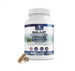 Shilajit Complete Blend - Energy and Endurance - Pure Shilajit Extract - 60 Capsules