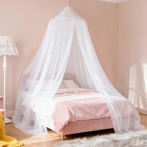 Decor Baby Crib Mosquito Net, Girls Princess Canopy Bed Curtain, Breathable Anti-Mosquito Tent, Fairy Nursery Decoration