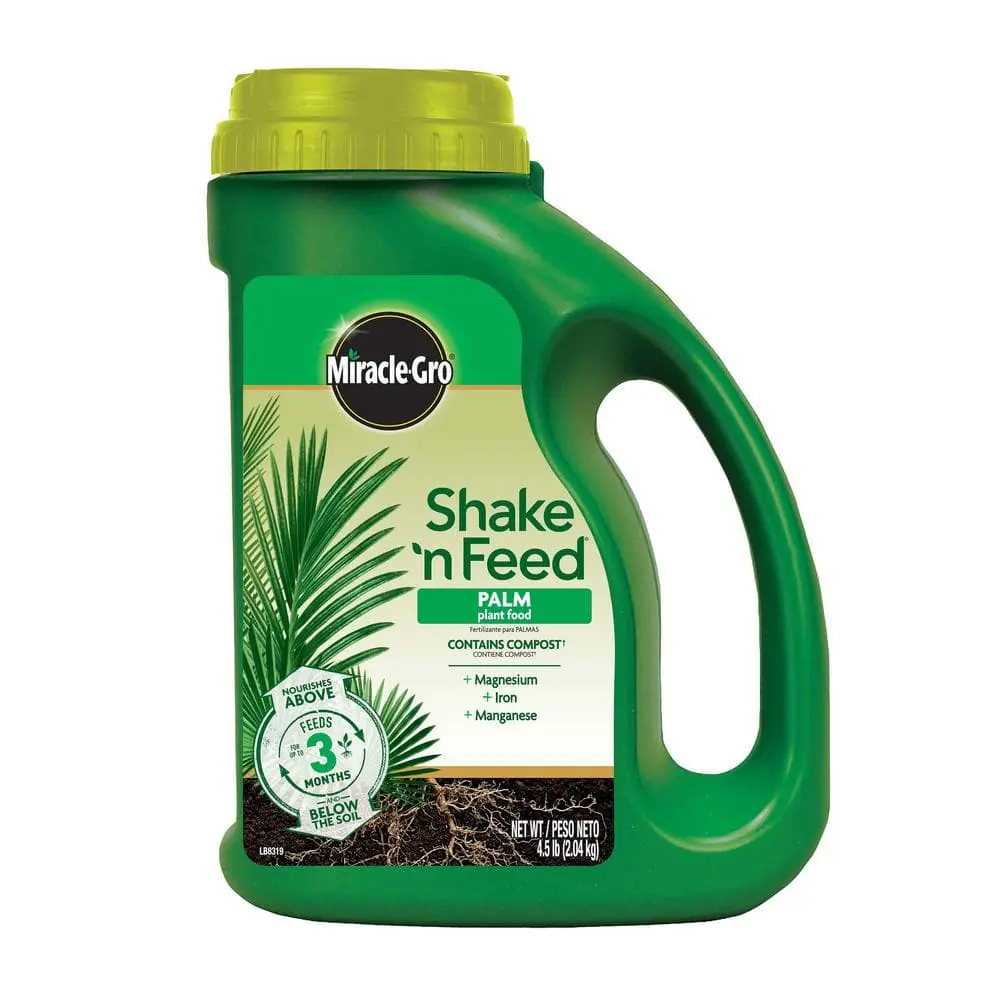 Shake N Feed Palm Plant Food 4.5 lbs. For Container/In-Ground Palm Trees, Cycads, Tropical Plants, Dry Fertilizer