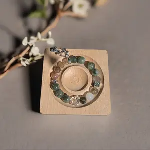 Elegant Healing Jewelry Premium Handcrafted Natural Crystal Bracelet with Colorful Crystals for Wellness and Calming Style