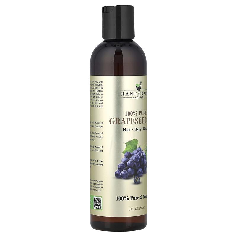 Handcraft Blends 100% Pure Grapeseed Oil, 8 fl oz (236 ml)