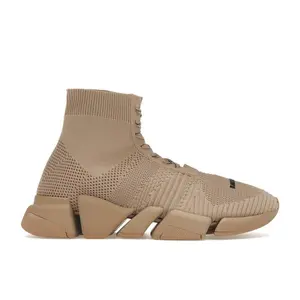 Balenciaga Women's Speed 2.0 Lace Up Beige, from StockX