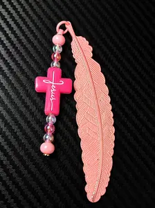 Beaded Feather Bookmarks