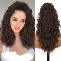 Medium Brown clip Ponytails-18inch