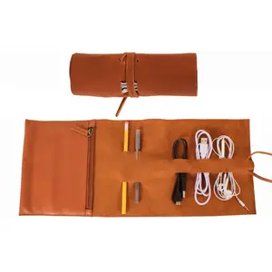 Leather Tech and Accessory Roll