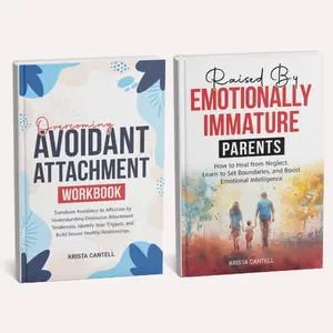 Overcoming Avoidant Attachment and Raised by Emotionally Immature Parents Book Bundle for Healing the Inner Child and boost Emotional Intelligence relationship book
