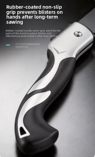 Folding saw, woodworking cutting pruning hand saw equipped with an SK5 curved blade for garden pruning—a folding hand saw suitable for tree trimming, camping, gardening, and woodworking tasks.