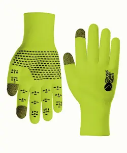 Cross Point Waterproof Knit Gloves: Sport - Breathable, Touchscreen, Low Profile, 3D Molded, Textured Grip, Odor Blocking, Moisture Wicking