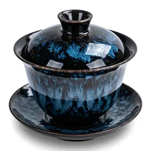 Authentic Handmade Chinese Gaiwan | Master Crafted Ceramic Tea Bowl | Premium Collectible Art