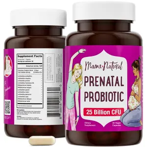 Mama Natural Prenatal Probiotic for Women – 25B CFU - Gut & Immune Support for Pregnancy, Breastfeeding & Postpartum
