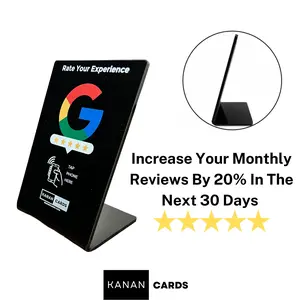 Kanan Cards NFC Tap Google Review Stand For Small and Large Businesses!