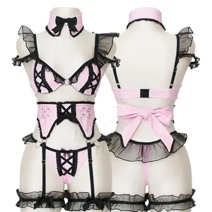 Jirai Kei Garter Lingerie Set (combined)