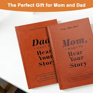 Mom & Dad "I Want to Hear Your Story" Guided Journal – Hardcover Diary – Perfect Mother's Day Gift for Parents to Record Their Stories