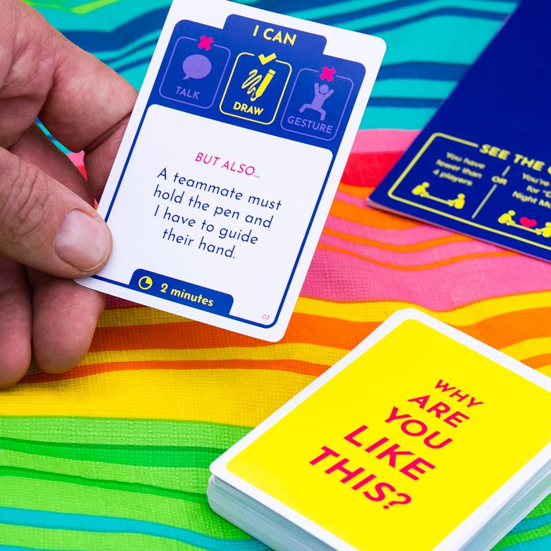 Why Are You Like This? by Exploding Kittens - A card guessing game where you talk, draw, or gesture - 2+ Players