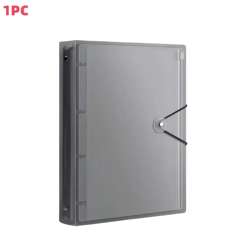 Zipper binder for important document storage, file bag for birth certificate protective cover, waterproof finishing bag, I Go Missing binder for home security, document receipt filing book, File Holder for Desk, Portable File Organizer
