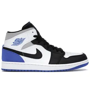 Jordan Men's 1 Mid SE Royal Black Toe, from StockX