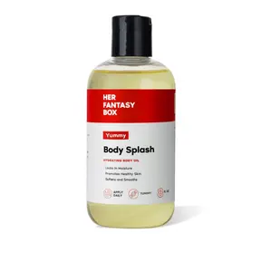 Her Fantasy Box Body Splash Hydrating Body Oil (Yummy) - Moisturizing, Non-Greasy Formula for Soft, Smooth Skin - All-Natural, Lightweight & Nourishing