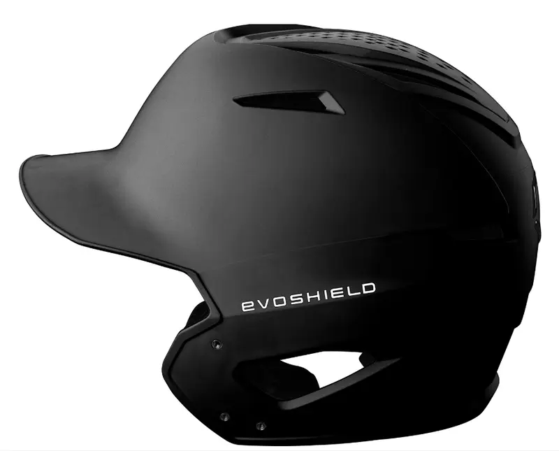 Matte Baseball Batting Helmet with Protective Padding and Adjustable Chin Strap