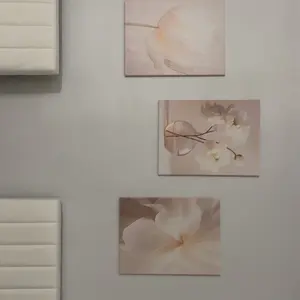 Flower Pattern Canvas Painting, 3-Count Wooden-Framed Canvas Wall Art Set for Home Living Room, Bedroom and Office Décor, Modern Home Decor, Ornaments #TOP PICKS