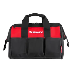 15 in. 8 Pocket Zippered Tool Bag - Compact and Versatile Design for Essential Tools and Accessories