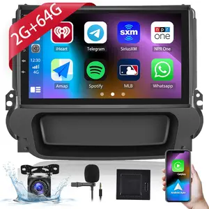 4+64G Android Radio for【Chevy Chevrolet Malibu 2012 2013 2014 2015】with Wireless CarPlay Android Auto Android 13 Car Radio 9" Touch Screen Radio Car Audio