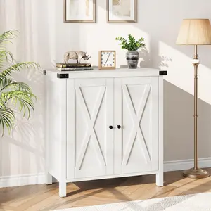 Buffet Cabinet, Farmhouse Storage Cabinet, Accent Cabinet Sideboard, Console Cabinet with Storage Entryway Cabinet for Living Room, Dining Room, Hallway