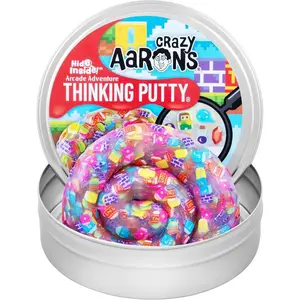 Thinking Putty - Arcade Adventure - Multi-Color Sensory Putty for Kids and Adults in a 4" Tin - Creative and Endless Fun, Stress Relief Therapy Toys, Never Dries Out - Made in USA