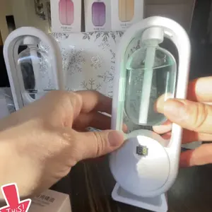 Home Aromatherapy Mist Maker with Dual Aromatherapy Function, Includes 3 Essential Oils, Timer-Controlled Automatic Spray with 5 Spray Modes, USB Charging, Long Battery Life for Multi-Scene Use