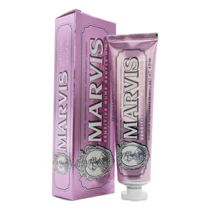 Marvis Sensitive Gums Mint Toothpaste 2.5 Oz - Gentle Oral Care for Sensitive Gums with Fluoride & Mint Extract - Effective Cleaning & Long-Lasting Freshness