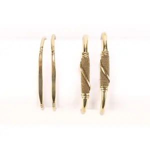 Brass Cuff Bracelets – Unisex