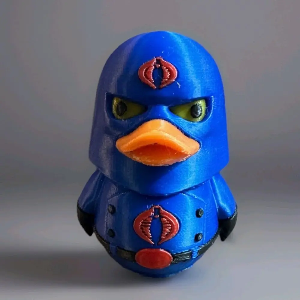 Cobra Commander Hooded 3D PRINTED Duck Collectible