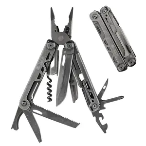 Multifunctional tool, lightweight everyday carry tool, 20-in-1 full-size, multi-purpose pliers, safety lock, tactical gear, precision craftsmanship, emergency kit, essential for hiking and outdoor camping edc pocket