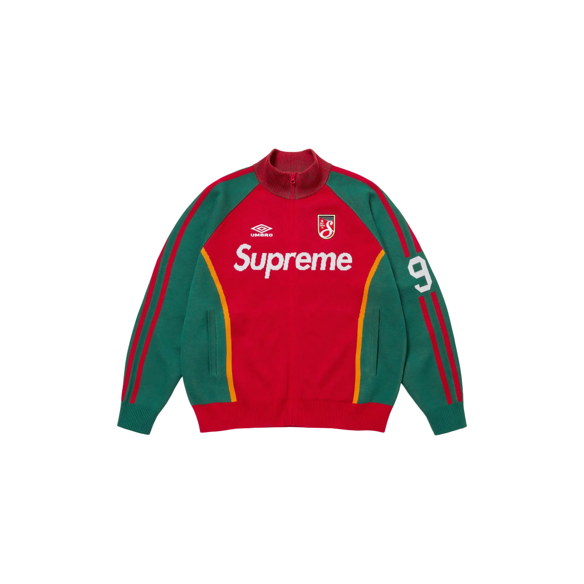 Umbro® Zip Up Sweater "SS25 - Red" SU25342