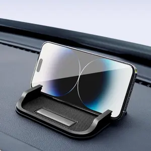 Car Phone Holder Anti-Slip Mat, Universal Multi-Functional Dashboard Parking Number Plate, Card Ticket Key Storage Organizer, Car Accessory, Car Essentials