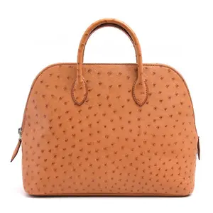 Pre-owned HERMÈS Others Shoulder Bags Hermes Bolide Ostrich Handbag